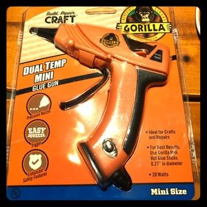 Gorilla Mini Hot Glue Gun Dual Temp Stick